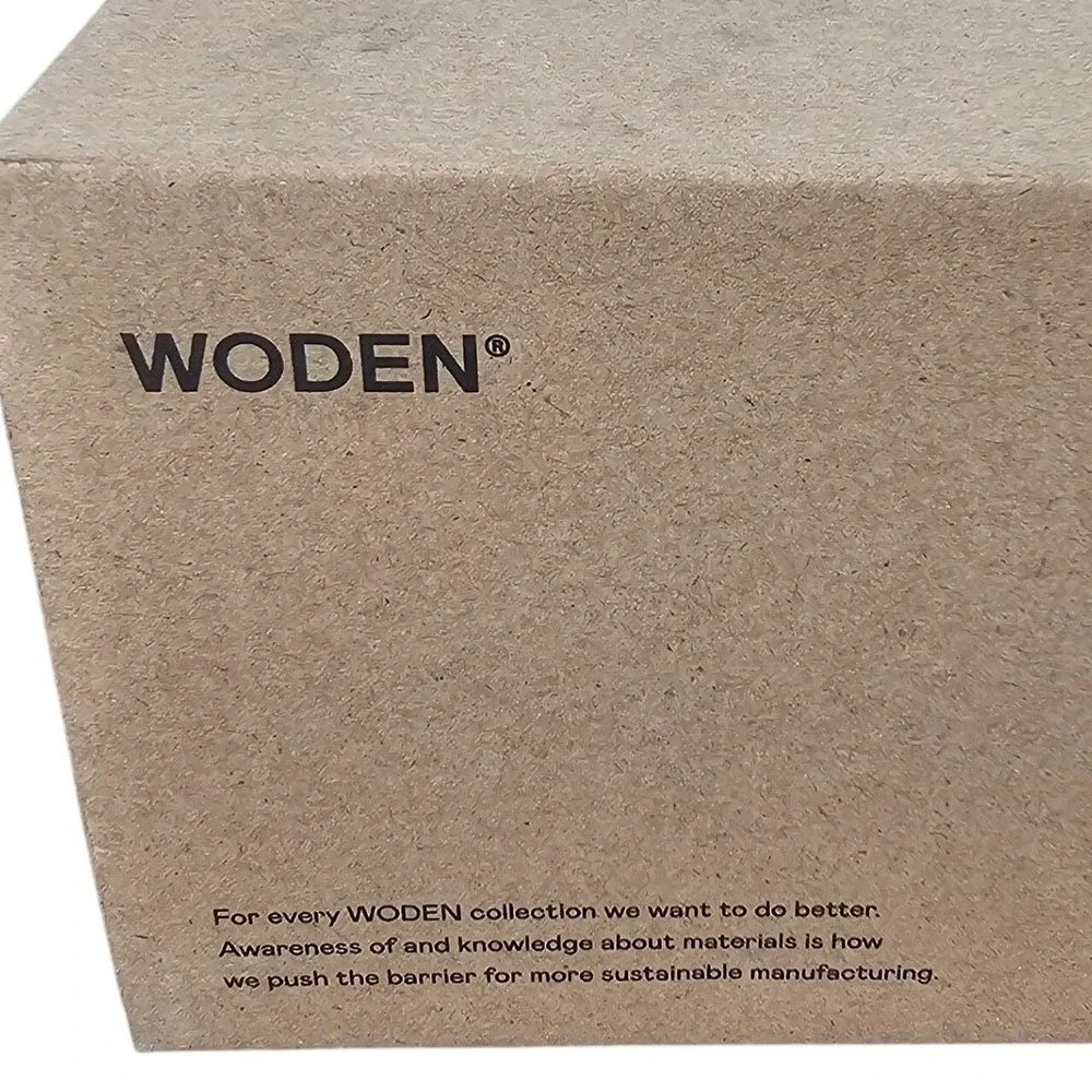 Woden Dagmar Waterproof Boots Women 6.5 Coffee Cream Zip Closure Sustainable NIB